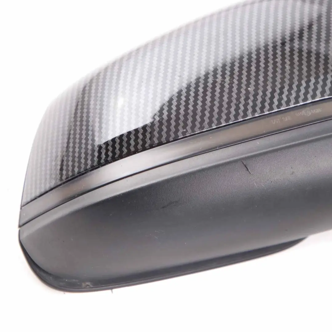 BMW F20 Wing Mirror Heated Auto Dip Carbon Look Left Right N/O/S Set 5 Pins - SKU rhd-7242747-SET - Part number 7242747