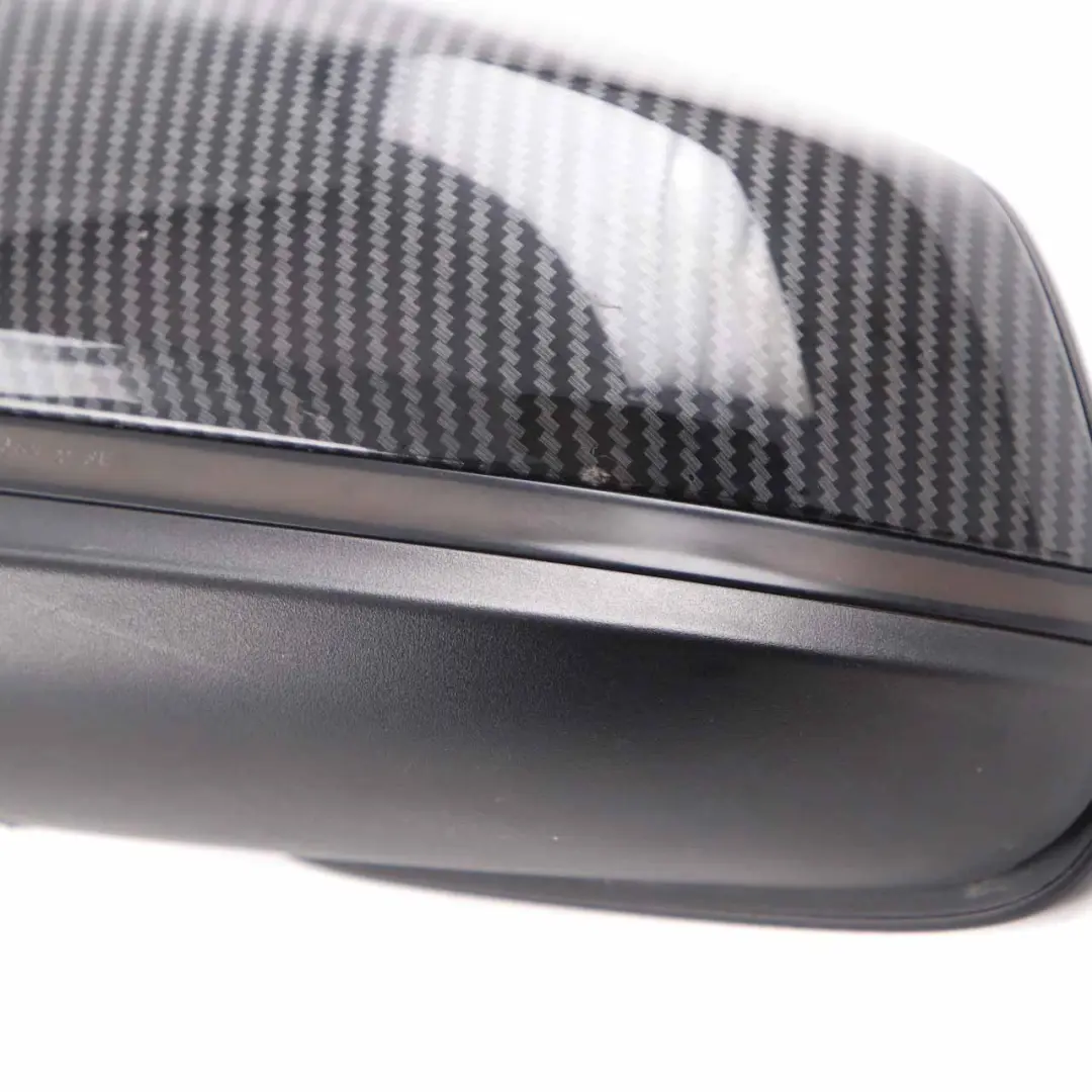 BMW F20 Wing Mirror Heated Auto Dip Carbon Look Left Right N/O/S Set 5 Pins - SKU rhd-7242747-SET - Part number 7242747