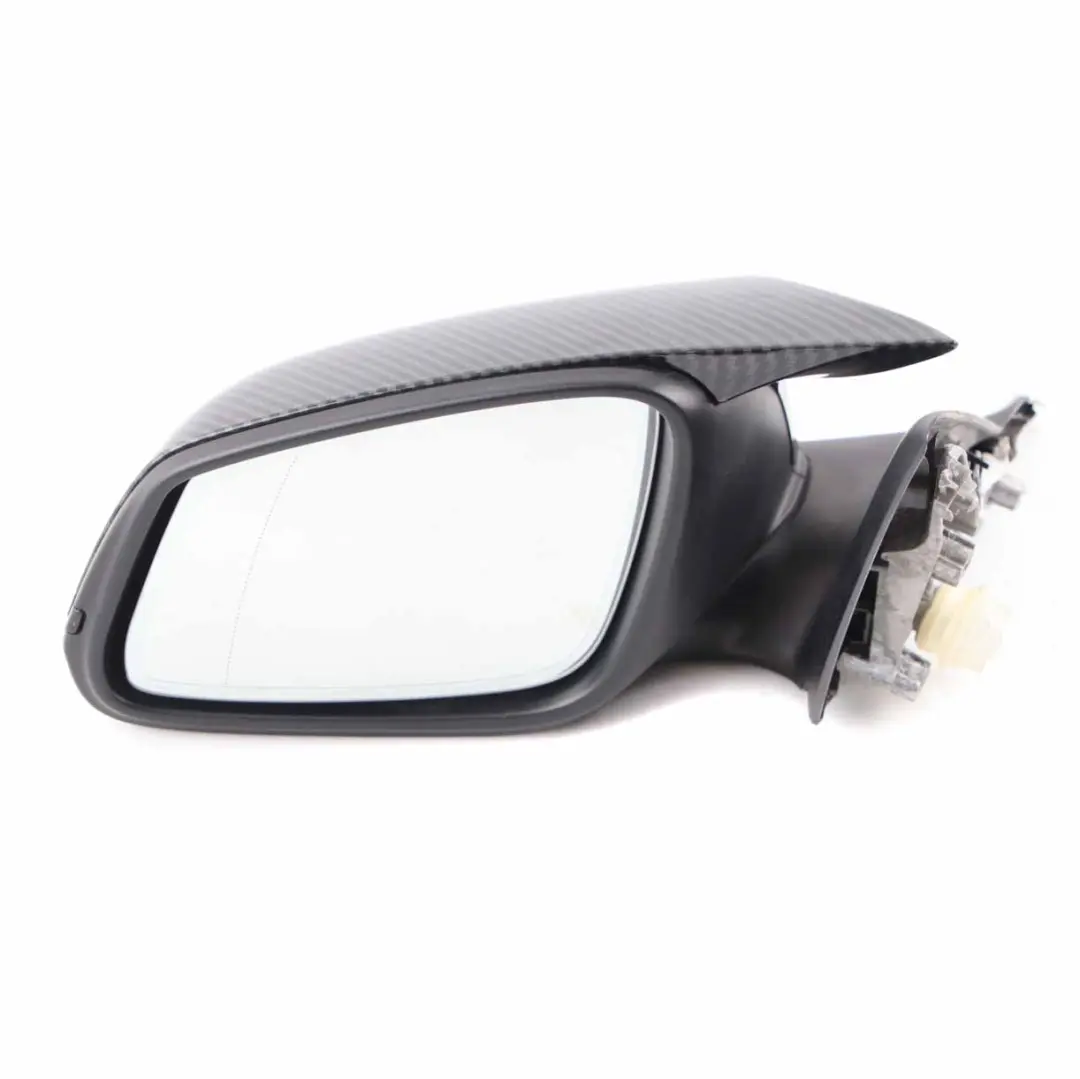 BMW F20 Wing Mirror Heated Auto Dip Carbon Look Left Right N/O/S Set 5 Pins - SKU rhd-7242747-SET - Part number 7242747