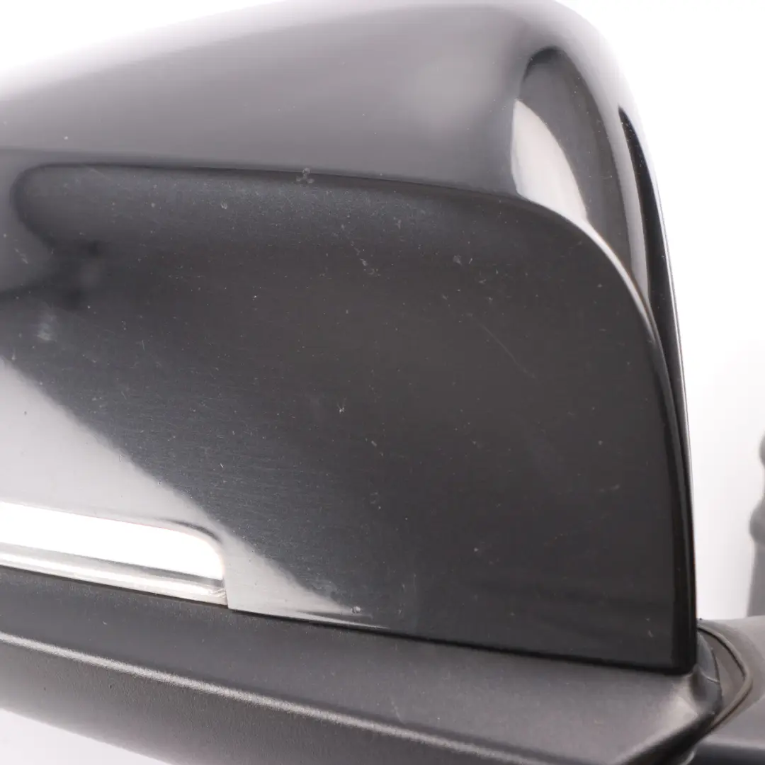 BMW F20 Wing Mirror Heated Auto Dip Door Right O/S Black Sapphire Metallic - 475 - SKU rhd-7242748-BS - Part number 7242748