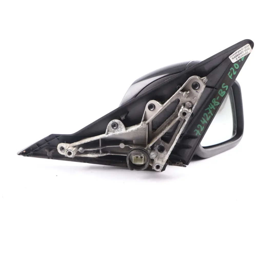 Wing Mirror Heated Auto Dip Door Right O/S Black Sapphire Metallic - 475 to BMW F20 with Part number 7242748 BMW F20 Wing Mirror Heated Auto Dip Door Right O/S Black Sapphire Metallic - 475 - SKU rhd-7242748-BS - Part number 7242748
