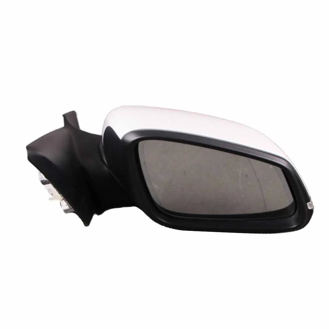 BMW F20 Wing Mirror Heated Auto Dip Door Right O/S Mineral White Metallic - A96 - SKU rhd-7242748-MW - Part number 7242748