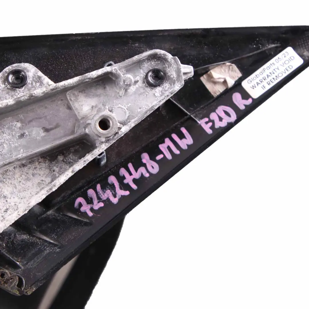 Wing Mirror Heated Auto Dip Door Right O/S Mineral White Metallic - A96 to BMW F20 with Part number 7242748 BMW F20 Wing Mirror Heated Auto Dip Door Right O/S Mineral White Metallic - A96 - SKU rhd-7242748-MW - Part number 7242748