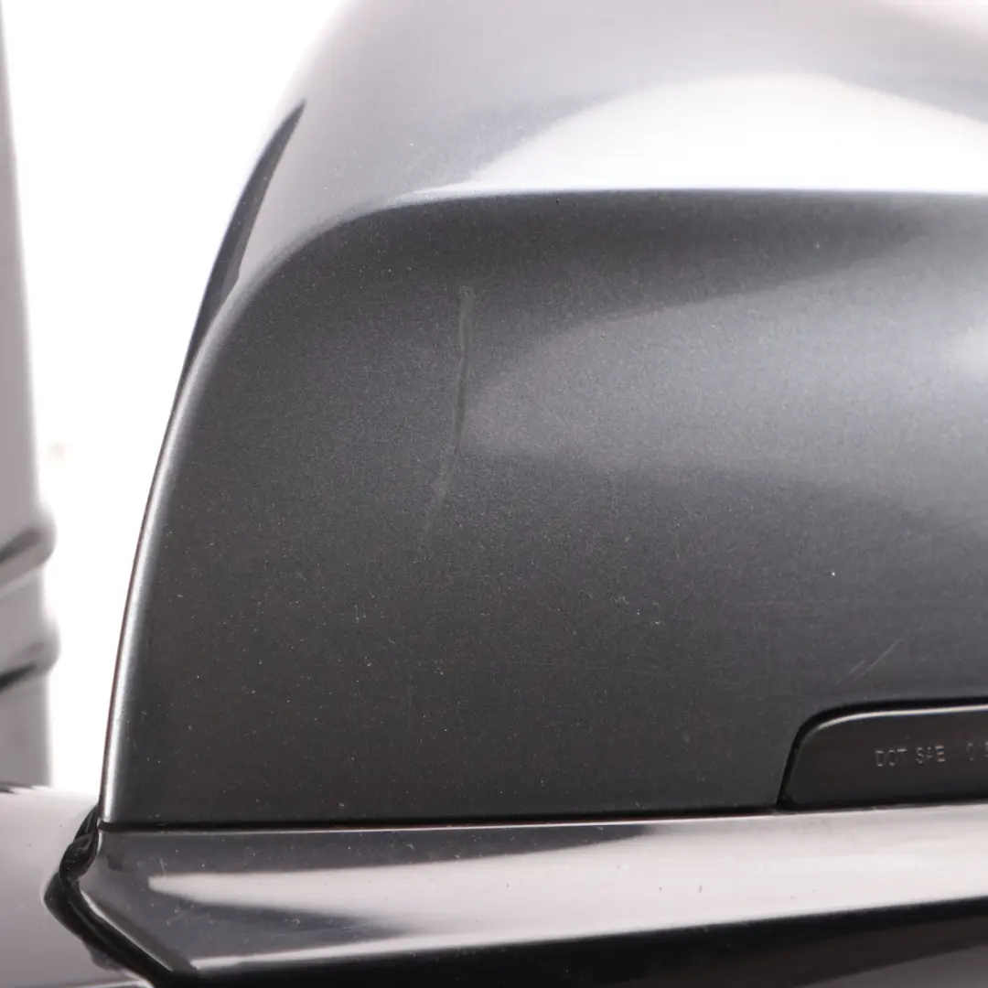  Door Wing Mirror BMW F20 Left Heated N/S High Gloss Mineralgrau Mineral Grey B39 - SKU rhd-7242779-MG - Part number 7242779