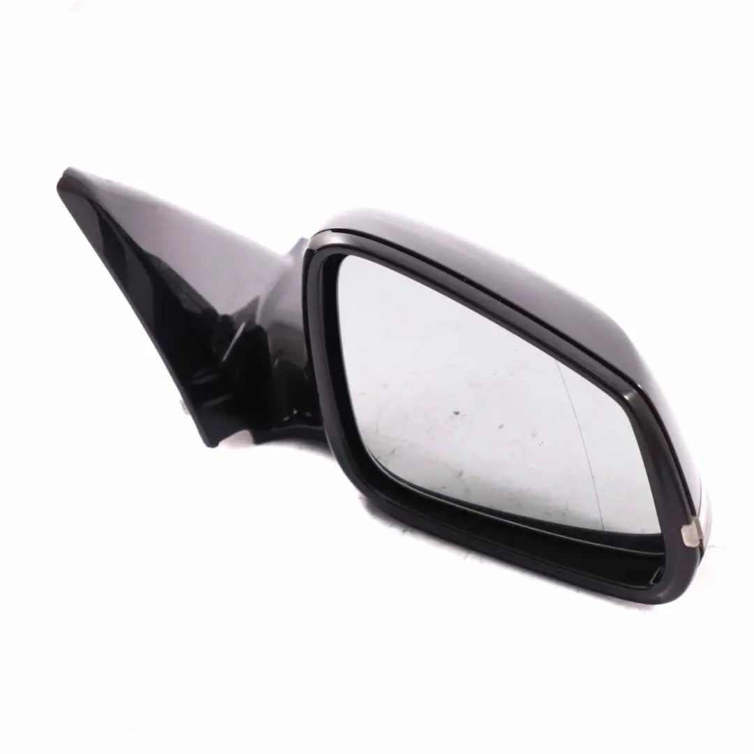 BMW 1 Series F20 Right Heated Wing Mirror O/S High Gloss Black Sapphire 475 - SKU rhd-7242780-BS - Part number 7242780
