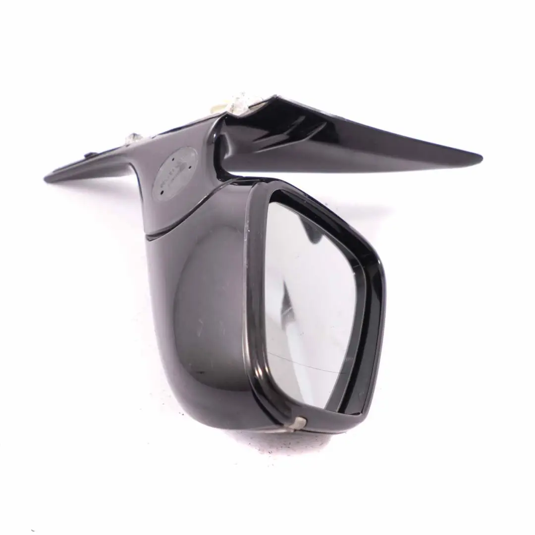 BMW 1 Series F20 Right Heated Wing Mirror O/S High Gloss Black Sapphire 475 - SKU rhd-7242780-BS - Part number 7242780