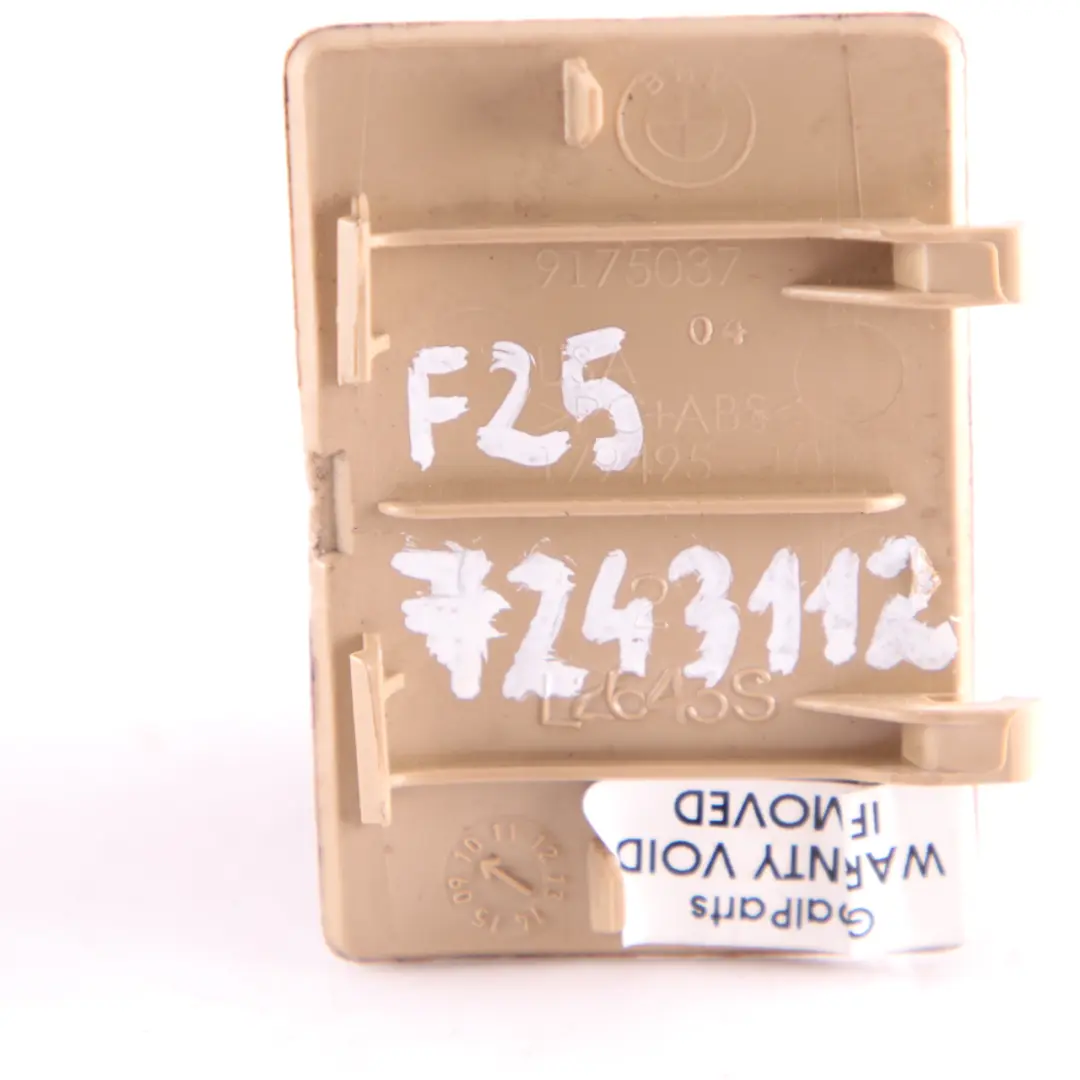 OBD Plug Cover Trim Socket Cap Beige 9175037 to BMW X3 F25 X4 F26 with Part number 7243112 BMW X3 F25 X4 F26 OBD Plug Cover Trim Socket Cap Beige 9175037 - SKU rhd-7243112 - Part number 7243112