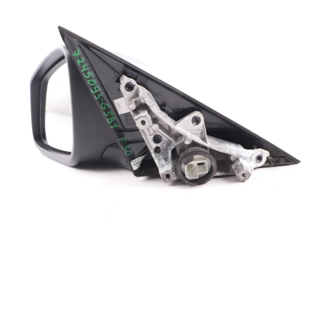 Wing Mirror BMW F30 F31 Heated Left Door N/S Glacier Silver Metallic A83 6 Pins to with Part number 7245093 Wing Mirror BMW F30 F31 Heated Left Door N/S Glacier Silver Metallic A83 6 Pins - SKU rhd-7245093-GSB1 - Part number 7245093