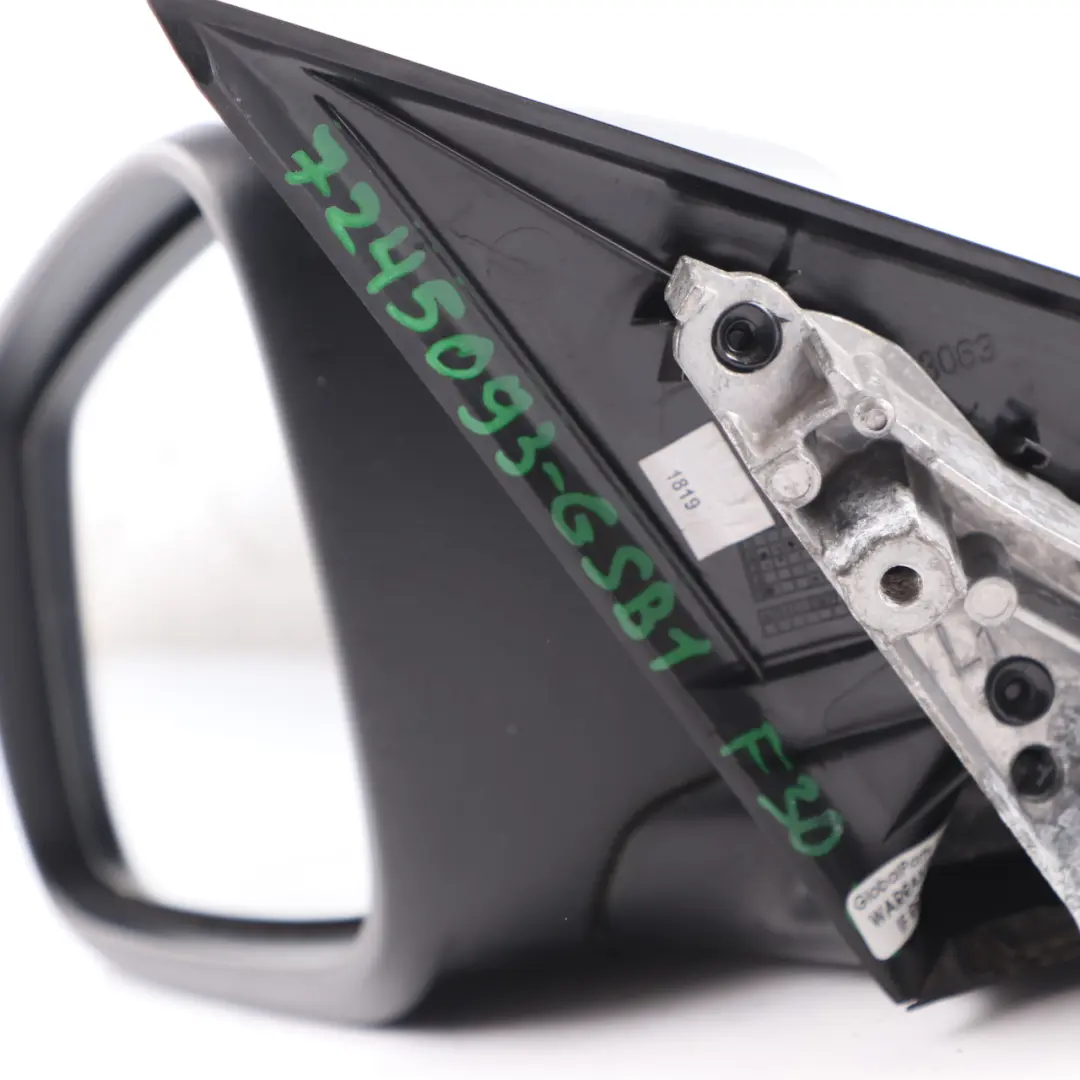 Wing Mirror BMW F30 F31 Heated Left Door N/S Glacier Silver Metallic A83 6 Pins to with Part number 7245093 Wing Mirror BMW F30 F31 Heated Left Door N/S Glacier Silver Metallic A83 6 Pins - SKU rhd-7245093-GSB1 - Part number 7245093