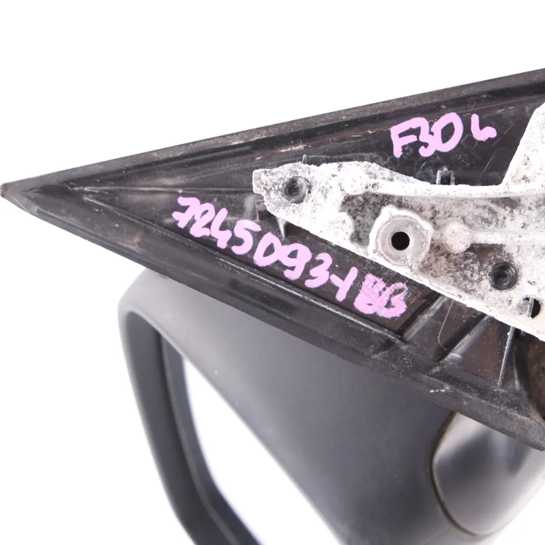 BMW 3 Series F30 F31 Heated Left Wing Mirror N/S Imperial Blau Brillant A89 - SKU rhd-7245093-IBB - Part number 7245093