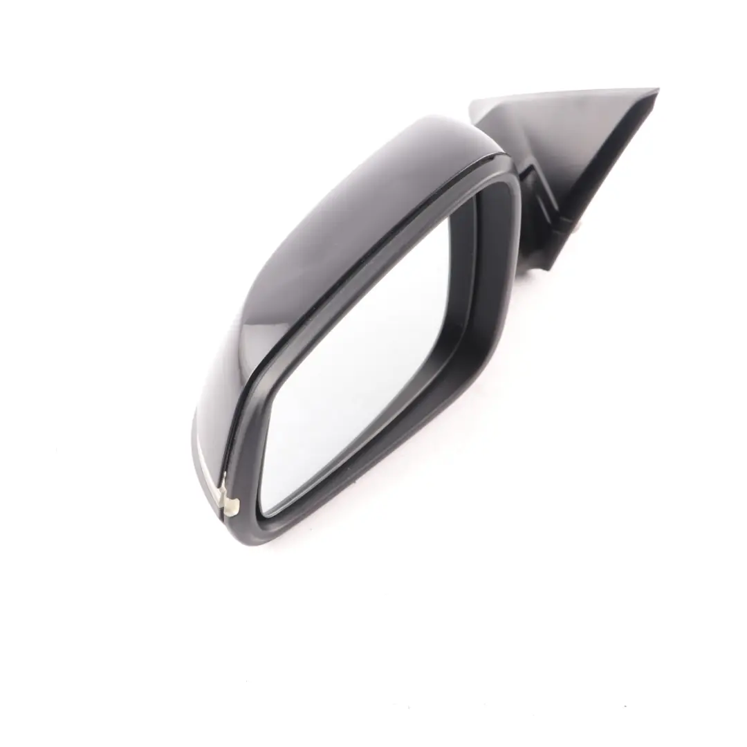BMW 3 Series F30 F31 Heated Left Wing Mirror N/S Schwarz 2 Black 668 - SKU rhd-7245093-SCH - Part number 7245093