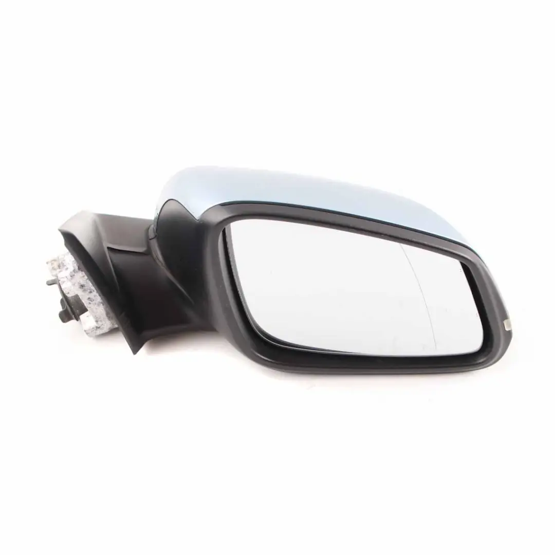 Wing Mirror BMW F30 F31 Heated Right Door O/S Liquid Blue Metallic B40 6 Pins to with Part number 7245094 Wing Mirror BMW F30 F31 Heated Right Door O/S Liquid Blue Metallic B40 6 Pins - SKU rhd-7245094-LBL - Part number 7245094