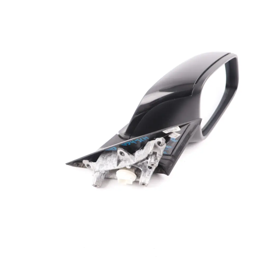  Wing Mirror BMW F30 F31 Heated Right O/S Schwarz 2 Black 668 6 Pins - SKU rhd-7245094-SCH - Part number 7245094