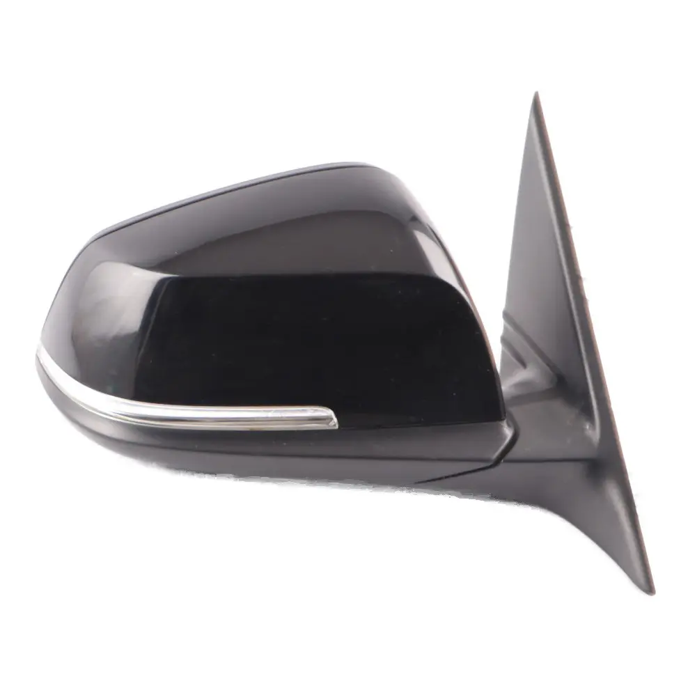  Wing Mirror BMW F30 F31 Heated Right O/S Schwarz 2 Black 668 6 Pins - SKU rhd-7245094-SCH - Part number 7245094
