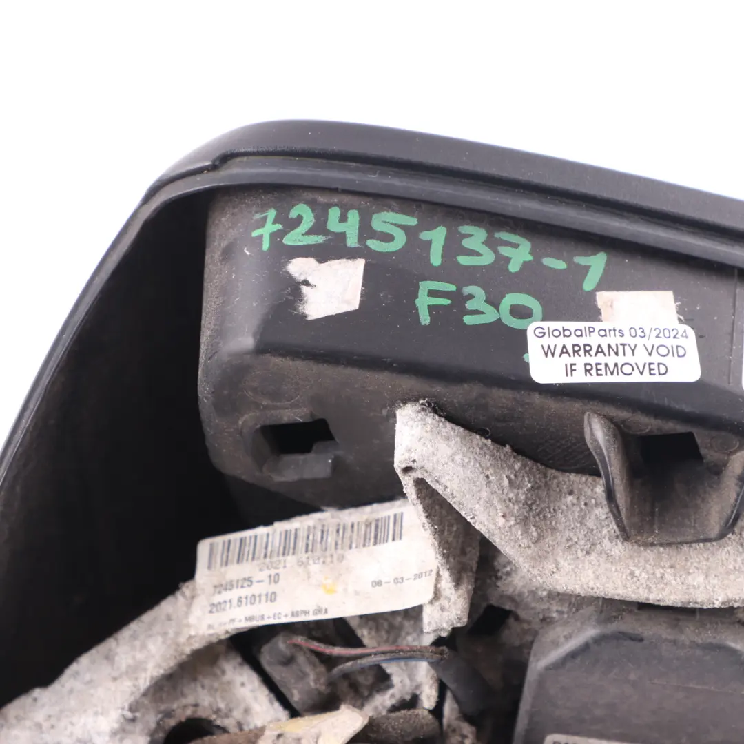 Wing Mirror BMW F30 F31 Outside Door Left N/S Heated Auto Dip 5 Pins to with Part number 7245137 Wing Mirror BMW F30 F31 Outside Door Left N/S Heated Auto Dip 5 Pins - SKU rhd-7245137-1 - Part number 7245137