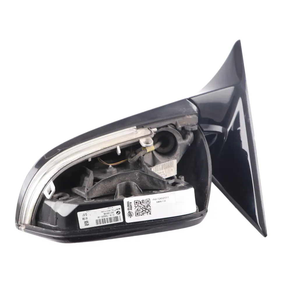  Wing Mirror Base BMW F30 F31 M Sport High Gloss Heated Carrier Mount Left N/S - SKU rhd-7245217-1 - Part number 7245217