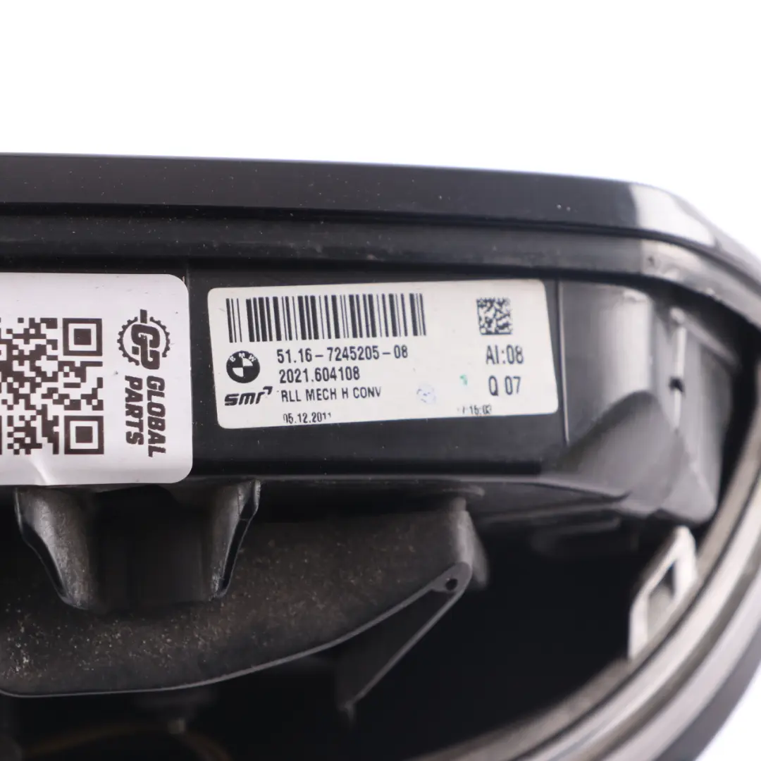  Wing Mirror Base BMW F30 F31 M Sport High Gloss Heated Carrier Mount Left N/S - SKU rhd-7245217-1 - Part number 7245217