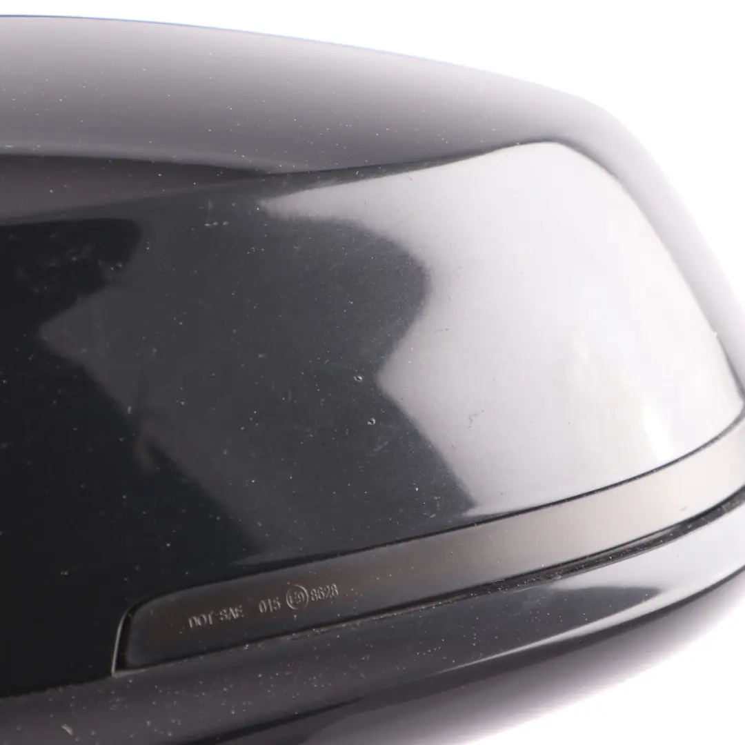  Wing Mirror BMW F30 F31 M Sport High Gloss Heated Left N/S Black Sapphire - 475 - SKU rhd-7245217-BS - Part number 7245217