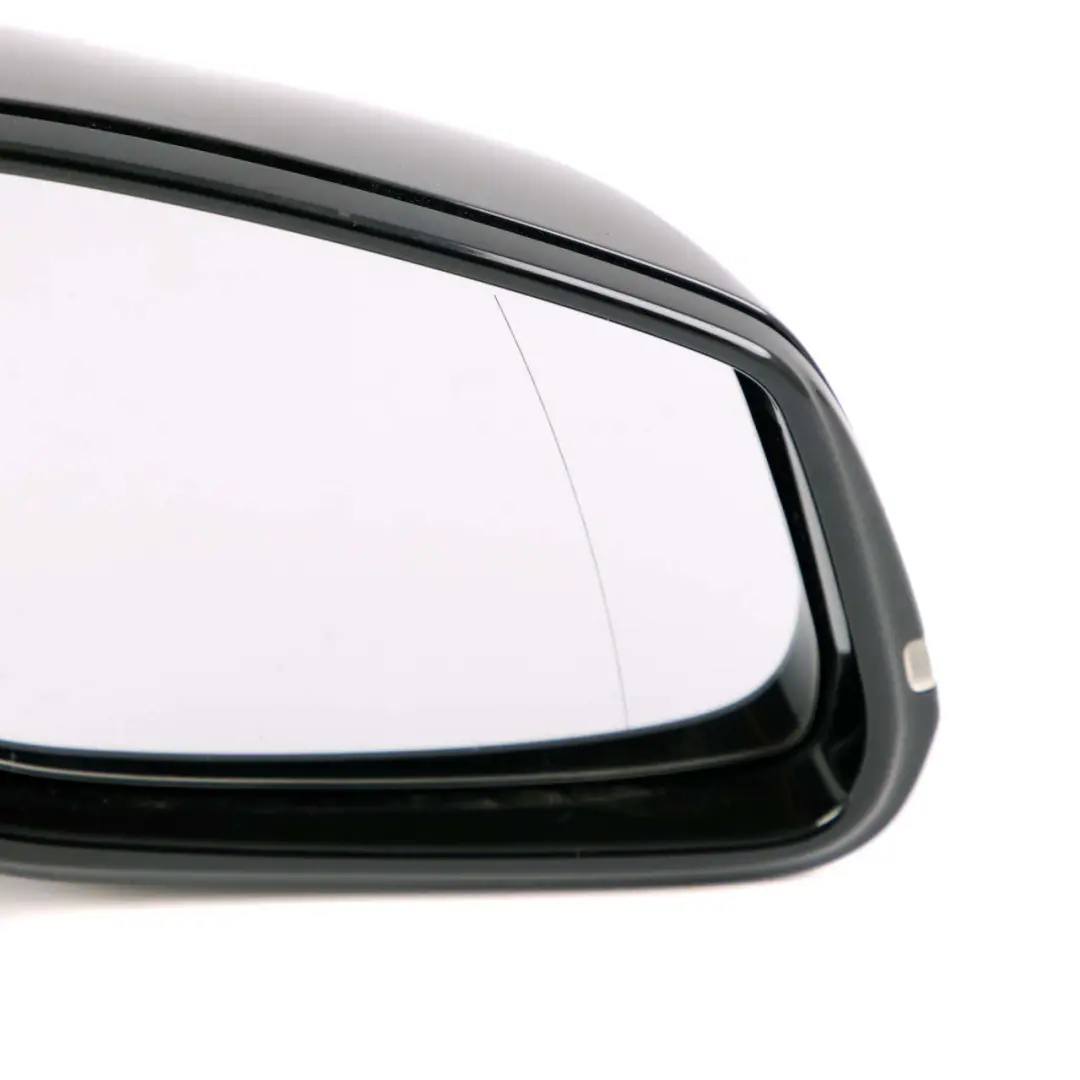 BMW 3 Series F30 F31 1 M Sport High Gloss Heated Right Wing Mirror O/S Black - SKU rhd-7245218-BLK1 - Part number 7245218