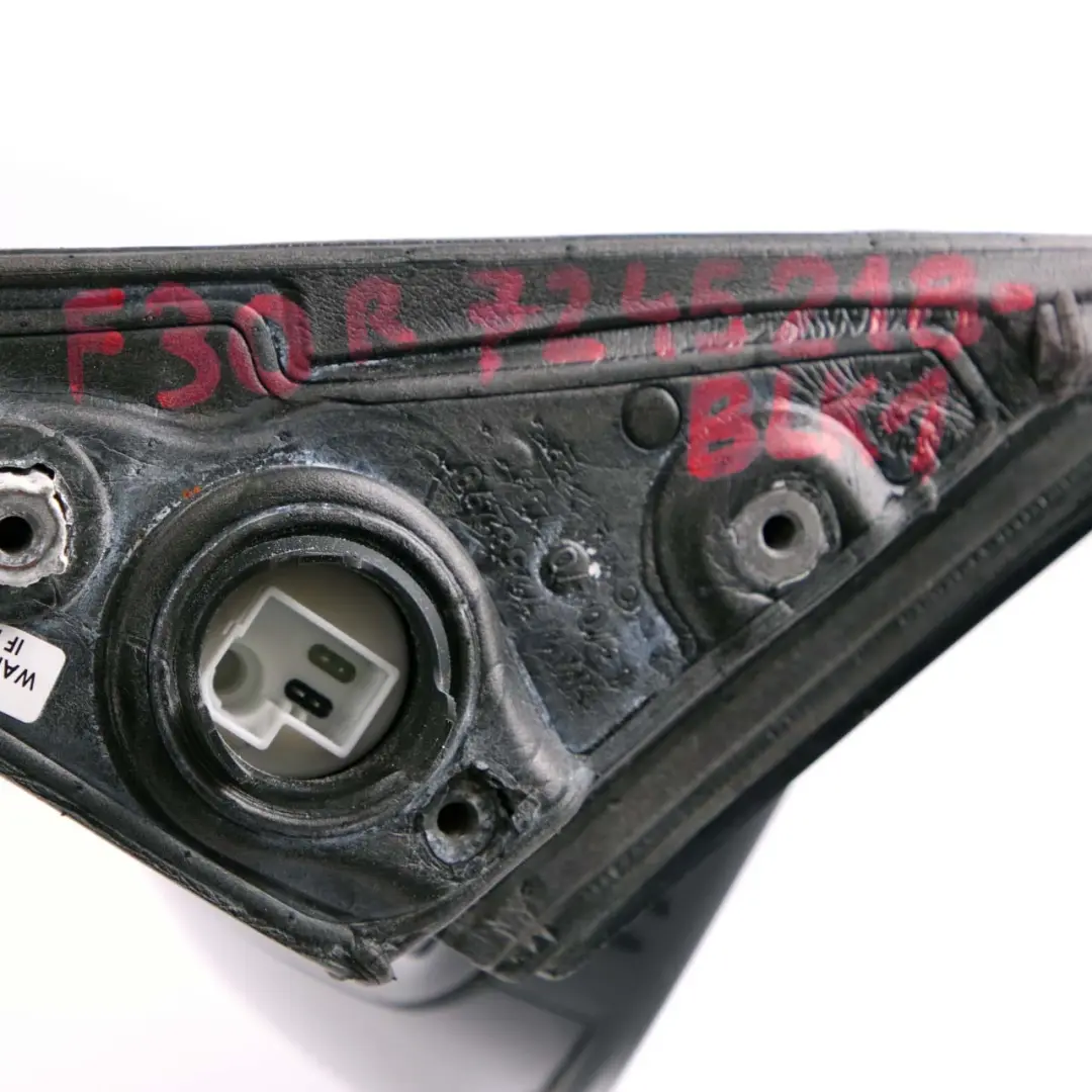 High Gloss Heated Right Wing Mirror O/S Black to BMW 3 Series F30 F31 1 M Sport with Part number 7245218 BMW 3 Series F30 F31 1 M Sport High Gloss Heated Right Wing Mirror O/S Black - SKU rhd-7245218-BLK1 - Part number 7245218