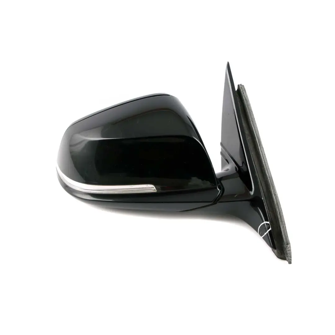 BMW 3 Series F30 F31 1 M Sport High Gloss Heated Right Wing Mirror O/S Black - SKU rhd-7245218-BLK1 - Part number 7245218