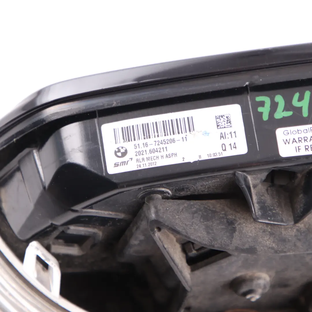 Wing Mirror BMW F30 F31 M Sport High Gloss Heated Right O/S 6 Pins to with Part number 7245218 Wing Mirror BMW F30 F31 M Sport High Gloss Heated Right O/S 6 Pins - SKU rhd-7245218 - Part number 7245218