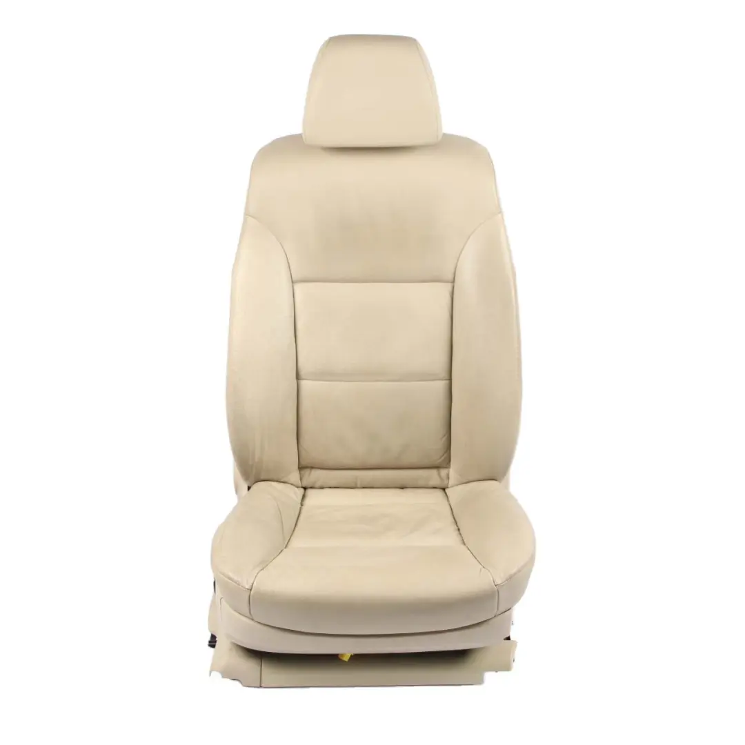 Cream Beige Leather Front Right O/S Seat Memory Heated Lumbar to BMW E60 E61 LCI with Part number 7249323 BMW E60 E61 LCI Cream Beige Leather Front Right O/S Seat Memory Heated Lumbar - SKU rhd-7249323-2 - Part number 7249323