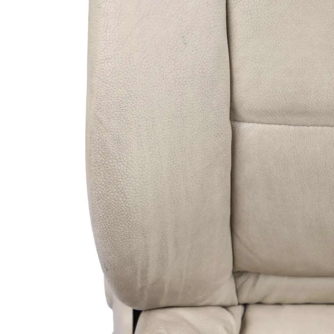 Cream Beige Leather Front Right O/S Seat Memory Heated Lumbar to BMW E60 E61 LCI with Part number 7249323 BMW E60 E61 LCI Cream Beige Leather Front Right O/S Seat Memory Heated Lumbar - SKU rhd-7249323-2 - Part number 7249323