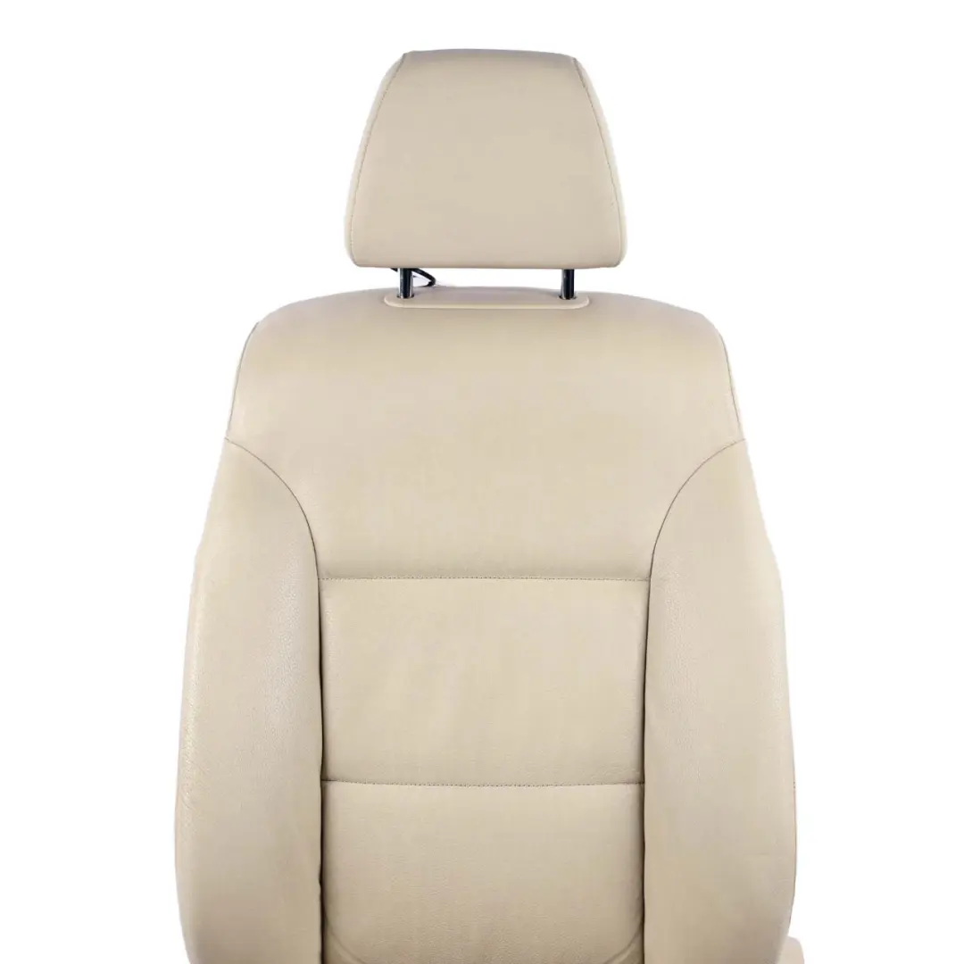 BMW E60 E61 LCI Cream Beige Leather Front Left N/S Seat Memory Heated Lumbar - SKU rhd-7249323-1 - Part number 7249323