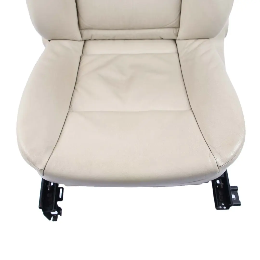 Cream Beige Leather Front Left N/S Seat Memory Heated Lumbar to BMW E60 E61 LCI with Part number 7249323 BMW E60 E61 LCI Cream Beige Leather Front Left N/S Seat Memory Heated Lumbar - SKU rhd-7249323-1 - Part number 7249323