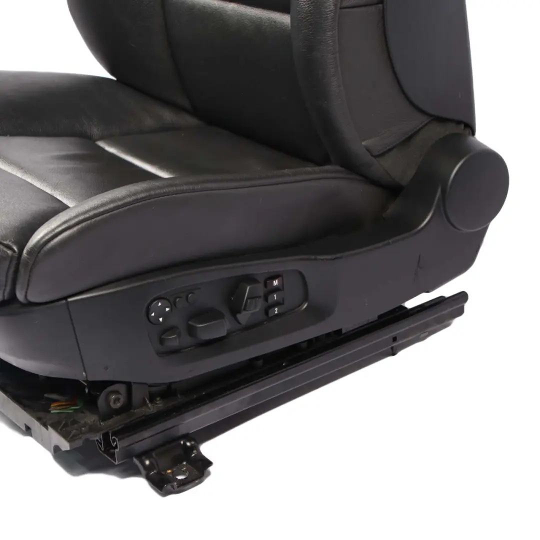 Front Seat BMW E60 E61 Comfort Black Leather Dakota Left N/S with Memory to with Part number 7249399 Front Seat BMW E60 E61 Comfort Black Leather Dakota Left N/S with Memory - SKU rhd-7249399-1 - Part number 7249399