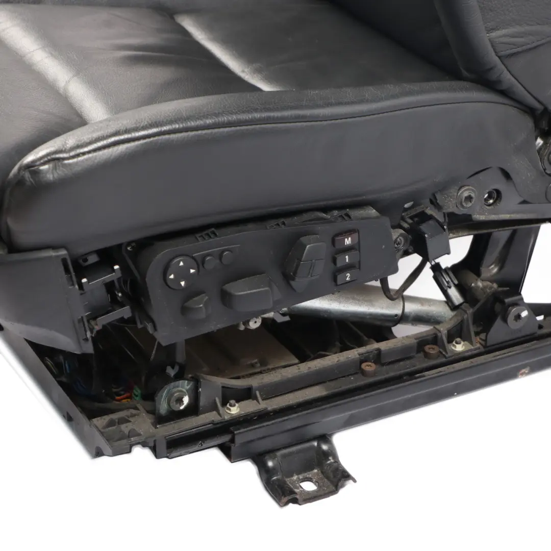  Front Seat BMW E60 E61 Left N/S Memory Comfort Heated Black Leather Dakota - SKU rhd-7249399-2 - Part number 7249399