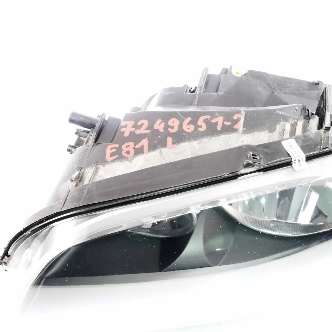 Front Left Headlight Headlamp N/S to BMW E81 E87 LCI Passenger with Part number 7249651 BMW E81 E87 LCI Passenger Front Left Headlight Headlamp N/S - SKU rhd-7249651-2 - Part number 7249651