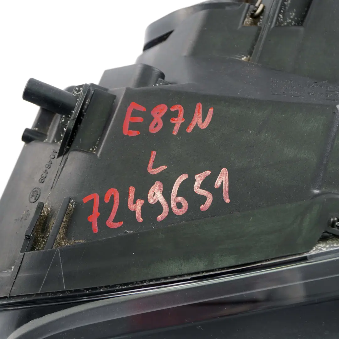 BMW 1 Series E81 E87 LCI Passenger Left Headlight Headlamp N/S - SKU rhd-7249651 - Part number 7249651