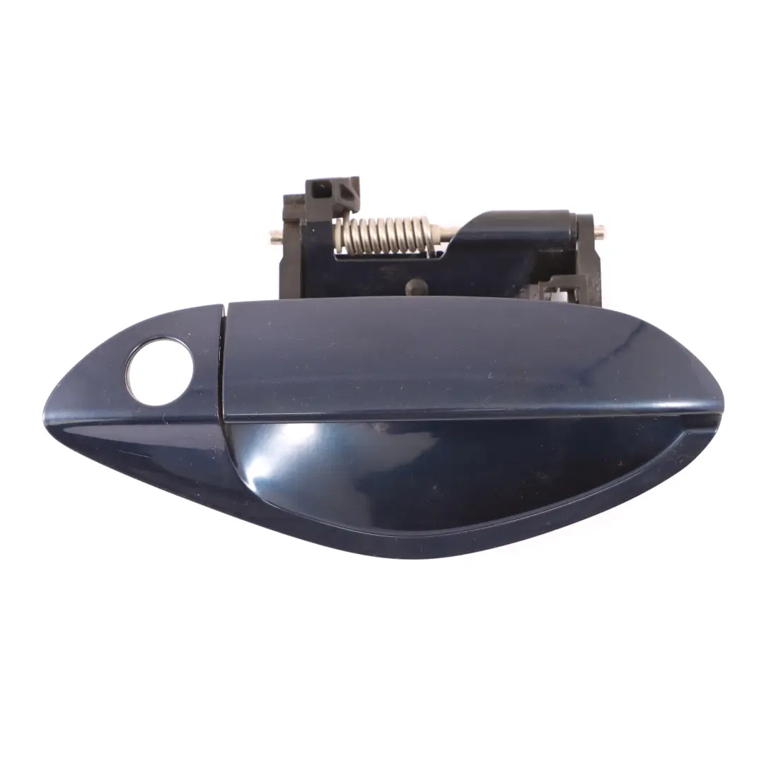 BMW Z4 E89 Door Handle Outside Grab Door Right O/S Deep Sea Blue - A76 - SKU rhd-7250112-DSB - Part number 7250112
