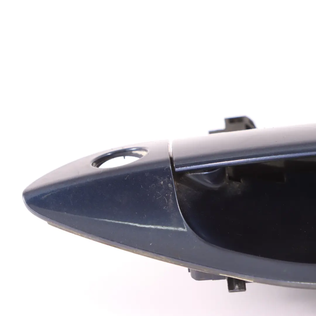 BMW Z4 E89 Door Handle Outside Grab Door Right O/S Deep Sea Blue - A76 - SKU rhd-7250112-DSB - Part number 7250112