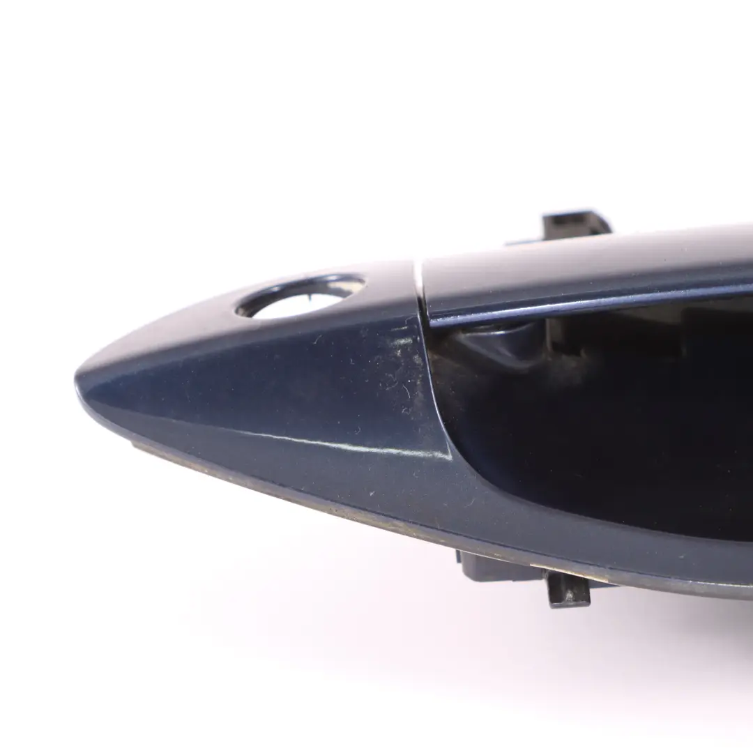 BMW Z4 E89 Door Handle Outside Grab Door Right O/S Deep Sea Blue - A76 - SKU rhd-7250112-DSB - Part number 7250112