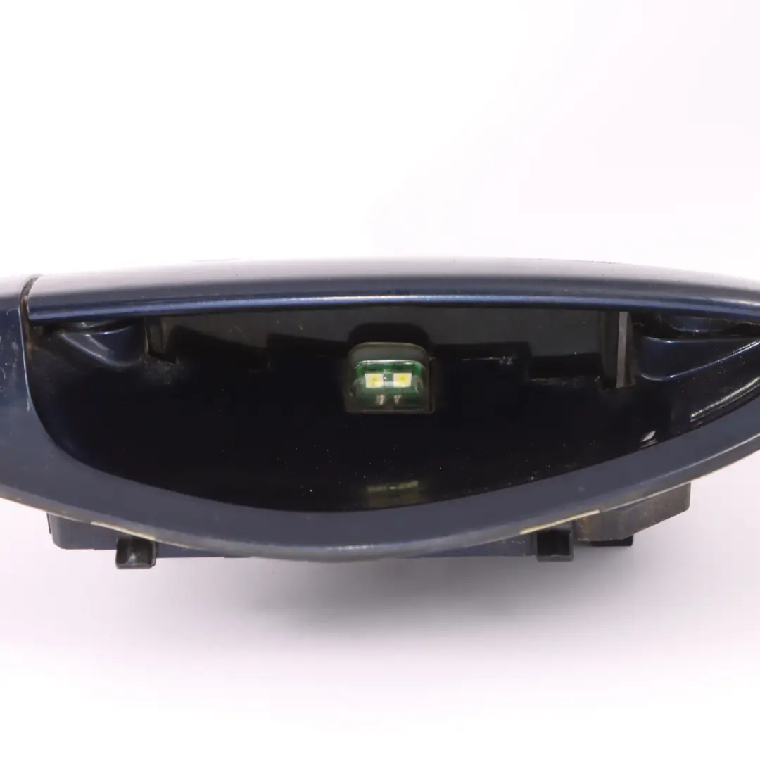 BMW Z4 E89 Door Handle Outside Grab Door Right O/S Deep Sea Blue - A76 - SKU rhd-7250112-DSB - Part number 7250112