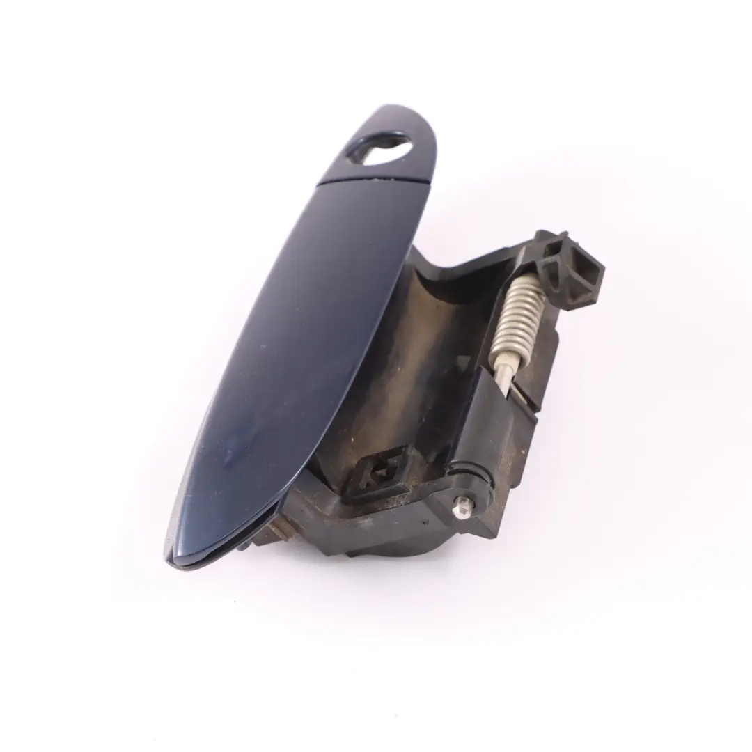 BMW Z4 E89 Door Handle Outside Grab Door Right O/S Deep Sea Blue - A76 - SKU rhd-7250112-DSB - Part number 7250112