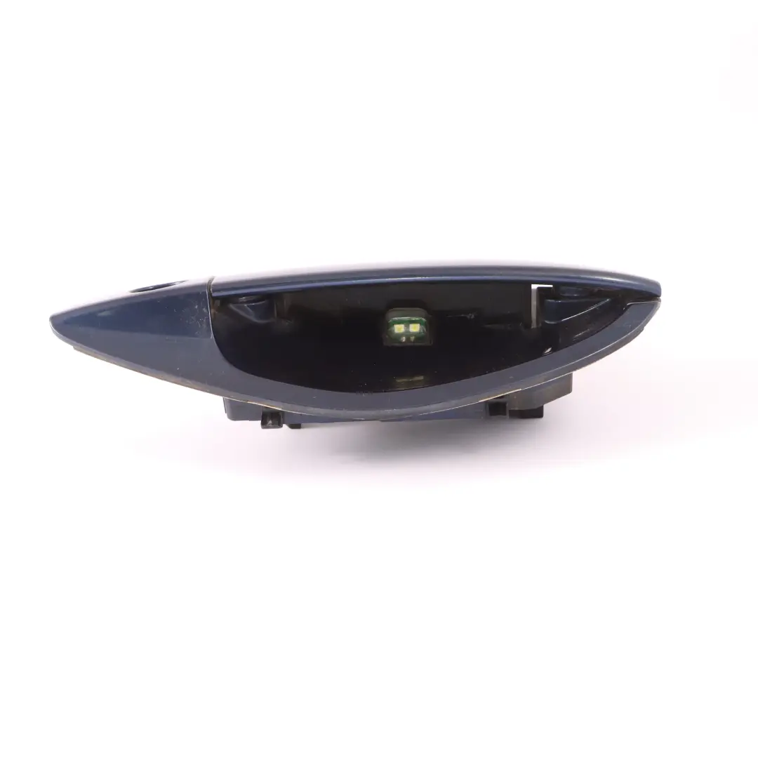 BMW Z4 E89 Door Handle Outside Grab Door Right O/S Deep Sea Blue - A76 - SKU rhd-7250112-DSB - Part number 7250112