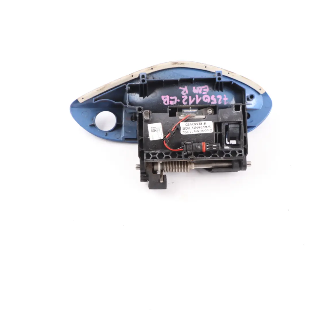 Door Handle Outside Grab Door Right O/S Estorilblau Estoril Blue B45 to BMW Z4 E89 with Part number 7250112 BMW Z4 E89 Door Handle Outside Grab Door Right O/S Estorilblau Estoril Blue B45 - SKU rhd-7250112-EB - Part number 7250112