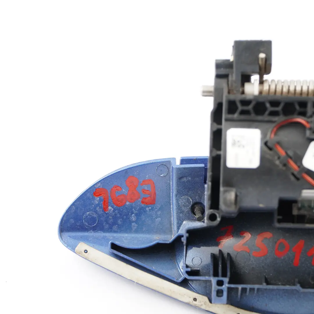 Door Opener Handle Outer Left N/S Grab Estorilblau Blue Metallic B45 to BMW Z4 E89 with Part number 7250115 BMW Z4 E89 Door Opener Handle Outer Left N/S Grab Estorilblau Blue Metallic B45 - SKU rhd-7250115-EB - Part number 7250115