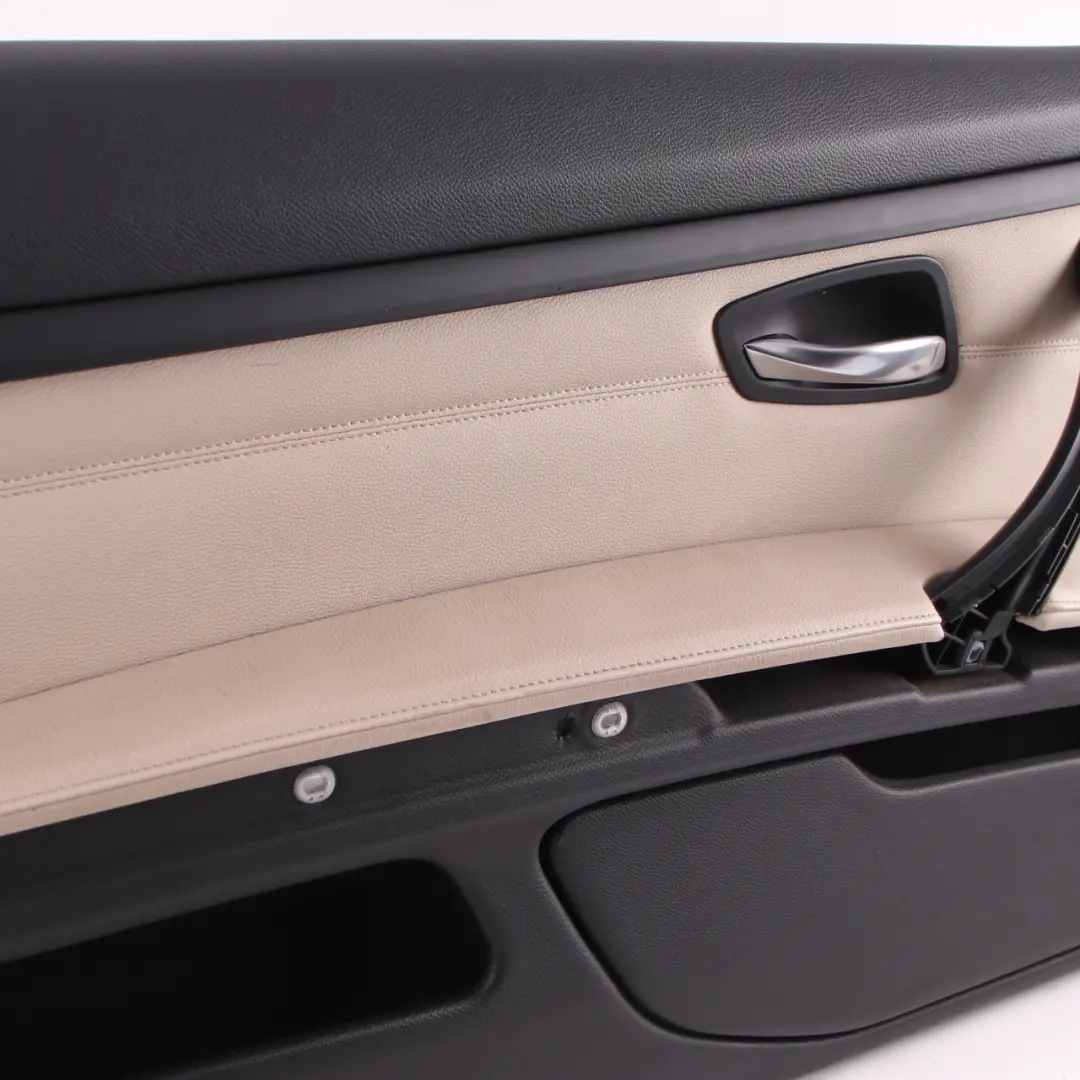 Door Card BMW E92 E93 LCI Front Left N/S Lining Trim Panel Leather Oyster to with Part number 7251749 Door Card BMW E92 E93 LCI Front Left N/S Lining Trim Panel Leather Oyster - SKU rhd-7251749 - Part number 7251749