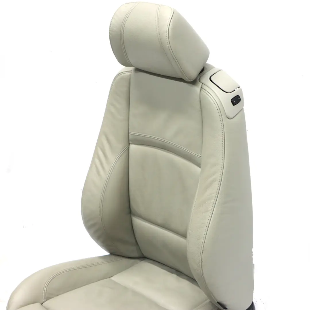 Front Left N/S Heated Seat Grey Dakota Leather Memory to BMW E92 LCI Coupe M Sport with Part number 7253095 BMW E92 LCI Coupe M Sport Front Left N/S Heated Seat Grey Dakota Leather Memory - SKU rhd-7253095-2 - Part number 7253095