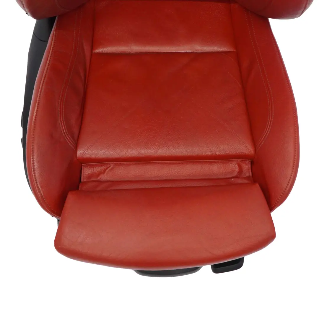 Fotel Prawy Przód Czerwona Skóra do BMW E92 LCI o numerze 7253100 BMW E92 LCI Fotel Prawy Przód Czerwona Skóra - SKU rhd-7253100-1 - Numer Części 7253100