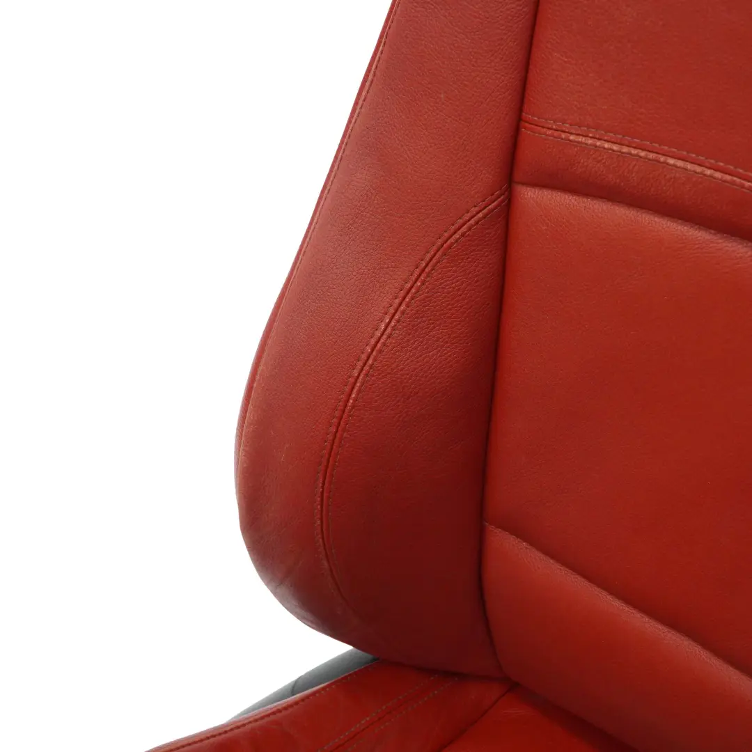 Derecho Cuero Rojo Dakota Korall-Rojo para BMW E92 LCI Coupe M Sport con número de pieza 7253100 BMW E92 LCI Coupe M Sport Derecho Cuero Rojo Dakota Korall-Rojo - SKU rhd-7253100-1 - Número de pieza 7253100