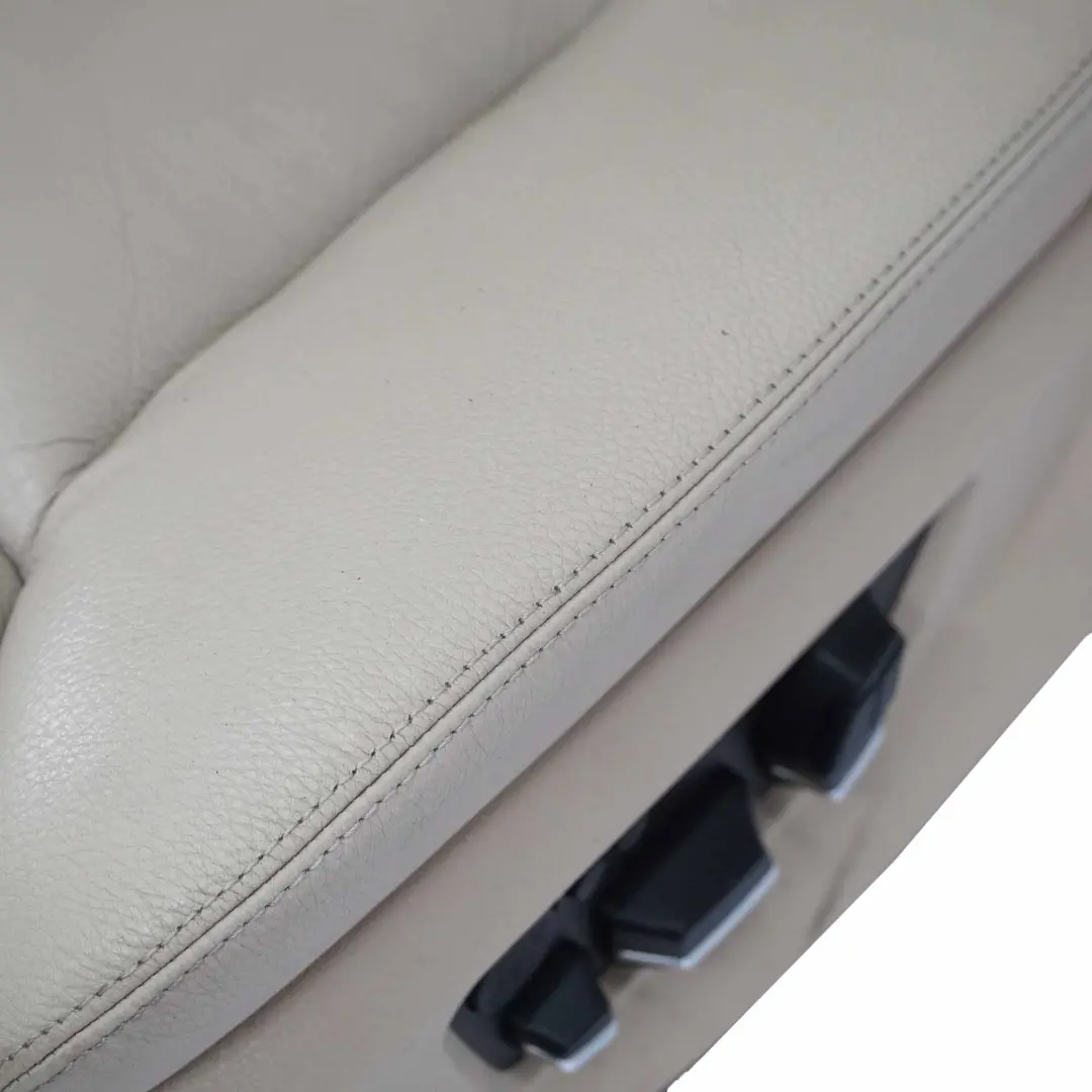  Front Seat BMW F10 Comfort Heated Left N/S Leather Dakota Oyster Lumbar Memory - SKU rhd-7255061-2 - Part number 7255061