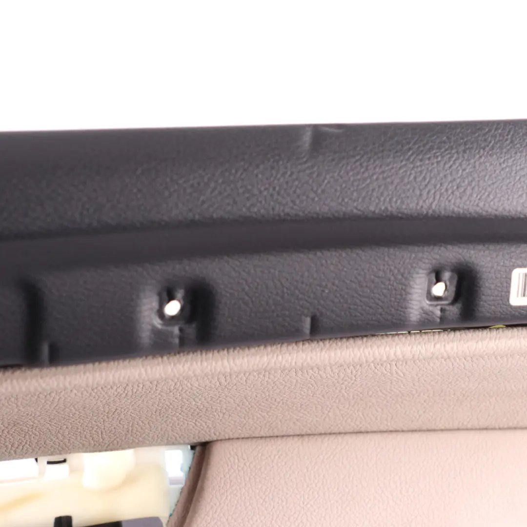 Door Card Front Right O/S Trim Lining Cover Leather Nevada Oyster to BMW X5 E70 LCI with Part number 7256452 BMW X5 E70 LCI Door Card Front Right O/S Trim Lining Cover Leather Nevada Oyster - SKU rhd-7256452 - Part number 7256452