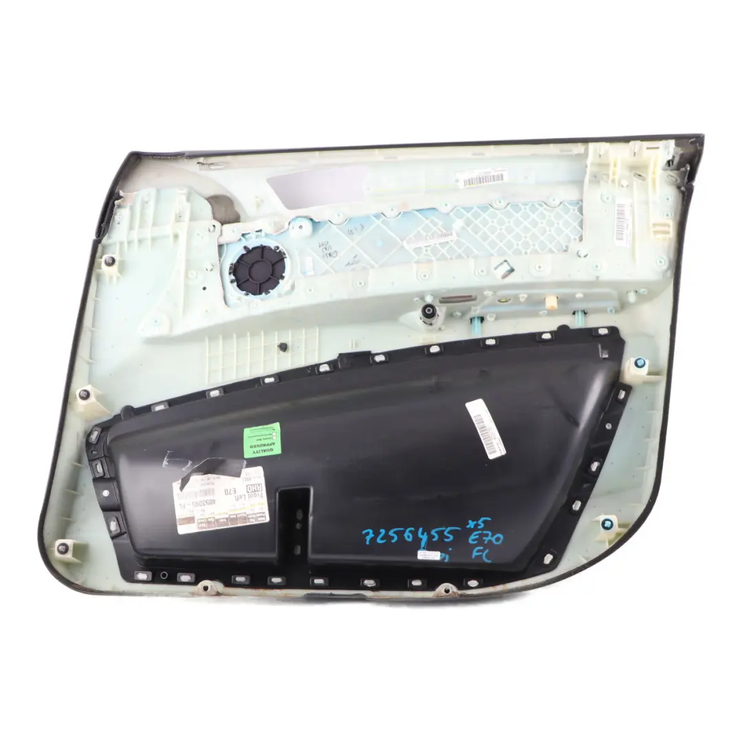 Door Card BMW X5 E70 LCI Front Left N/S Trim Lining Cover Leather Nevada Oyster - SKU rhd-7256455 - Part number 7256455