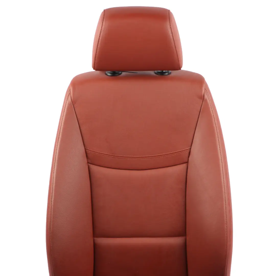 Front Left N/S Seat Heated Leather Red Brown Memory to BMW E90 E91 LCI with Part number 7257547 BMW E90 E91 LCI Front Left N/S Seat Heated Leather Red Brown Memory - SKU rhd-7257547-1 - Part number 7257547